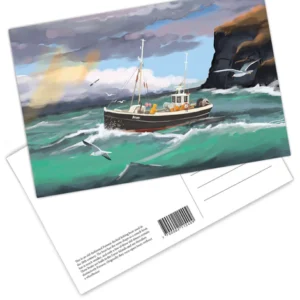 Postcard - Aftur av útróðri