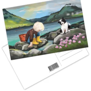 Postcard - Niðri í fjöru