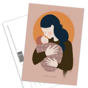 Postcard - Hjarta mítt