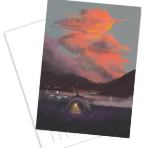 Postcard - Kvöldseta