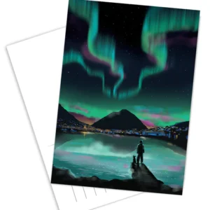 Postcard - Norðlýsið