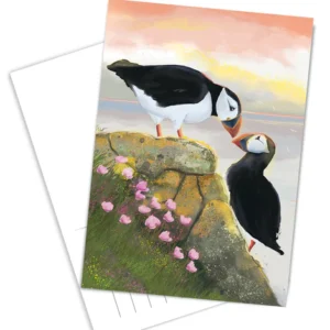 Postcard - Ásttiknir lundar