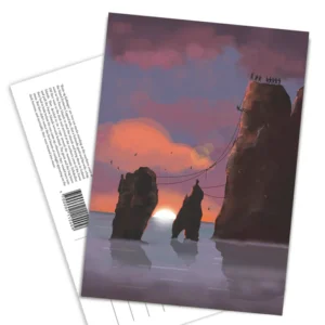 Postcard - Sólarris, gandakenda lötan