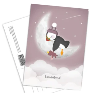 Postcard - Góða nátt lítla Lundadidda