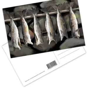 Postcard - Ræstur fiskur