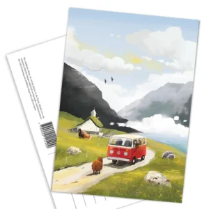 Postcard - Treiska ærin