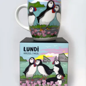 Fjord Puffin mug - Fine porcelain