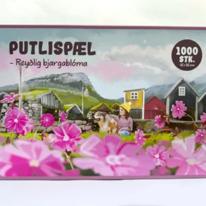 Fjord - Reyðlig bjargablóma - Puzzle